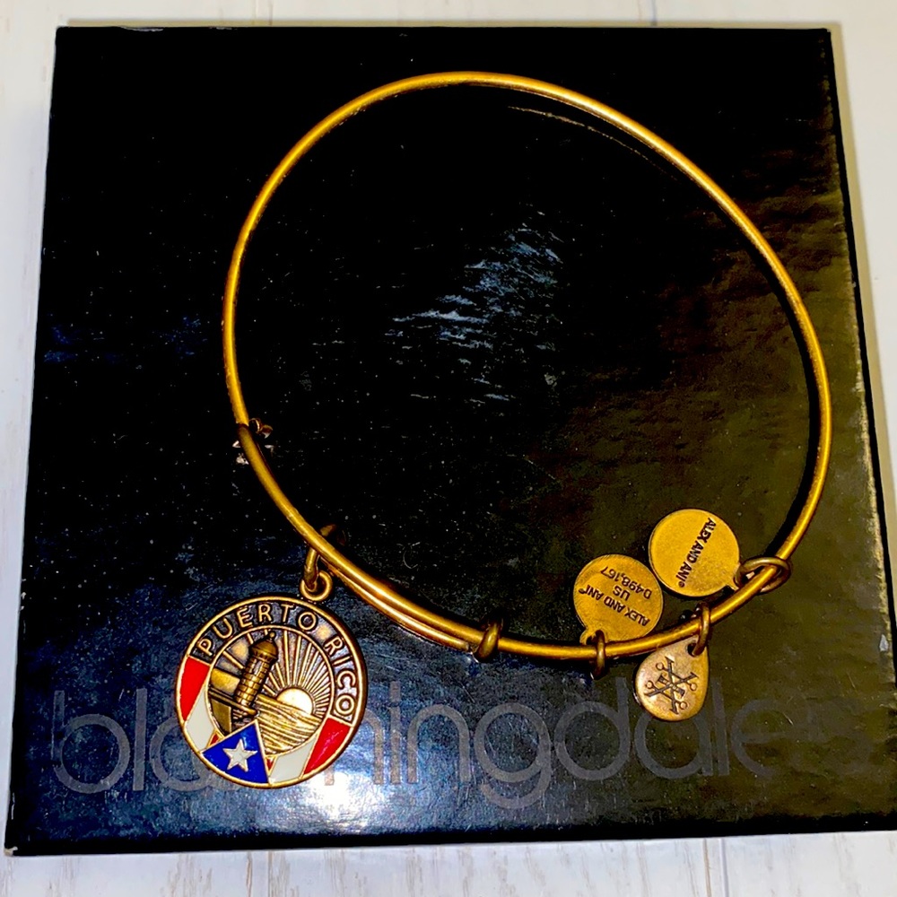 Alex and Ani Brass bracelet